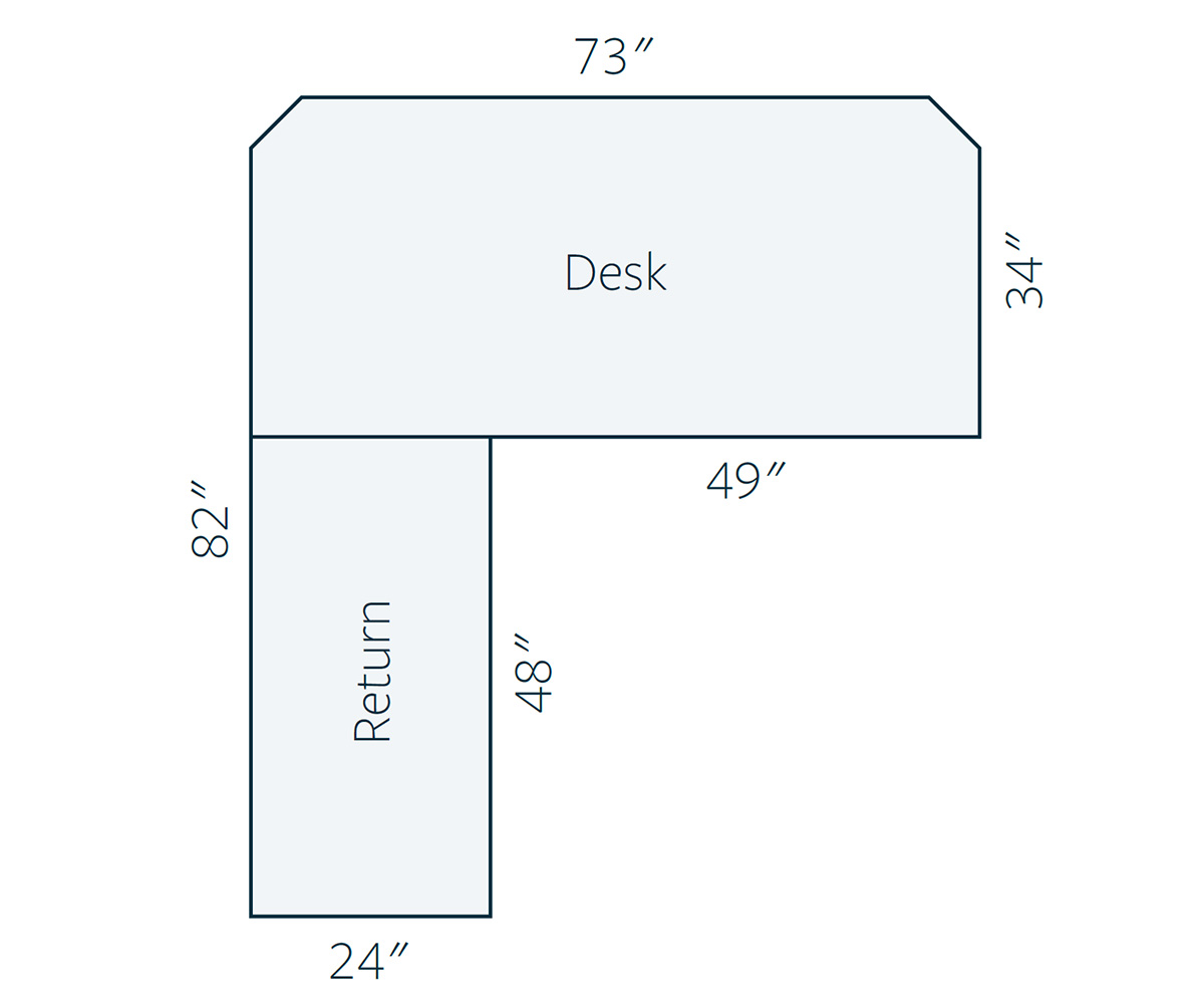 Arts & Crafts L Desk - Image 3