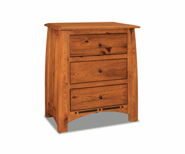 Boulder Creek 3 Drawer Nightstand