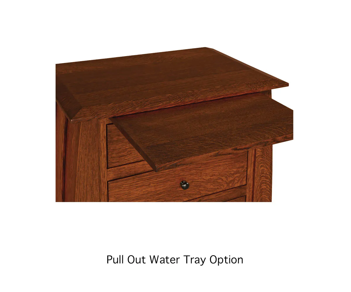 Live Wood 3 Drawer Nightstand - Image 4